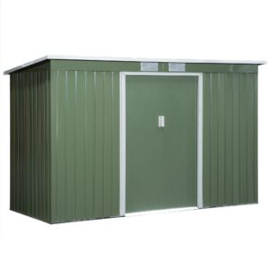 Metallist aiamaja, 3,2 m², 280 x 130 x 172 cm, heleroheline