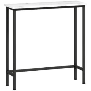 Konsollaud esikusse, must, 75 x 24 x 76 cm