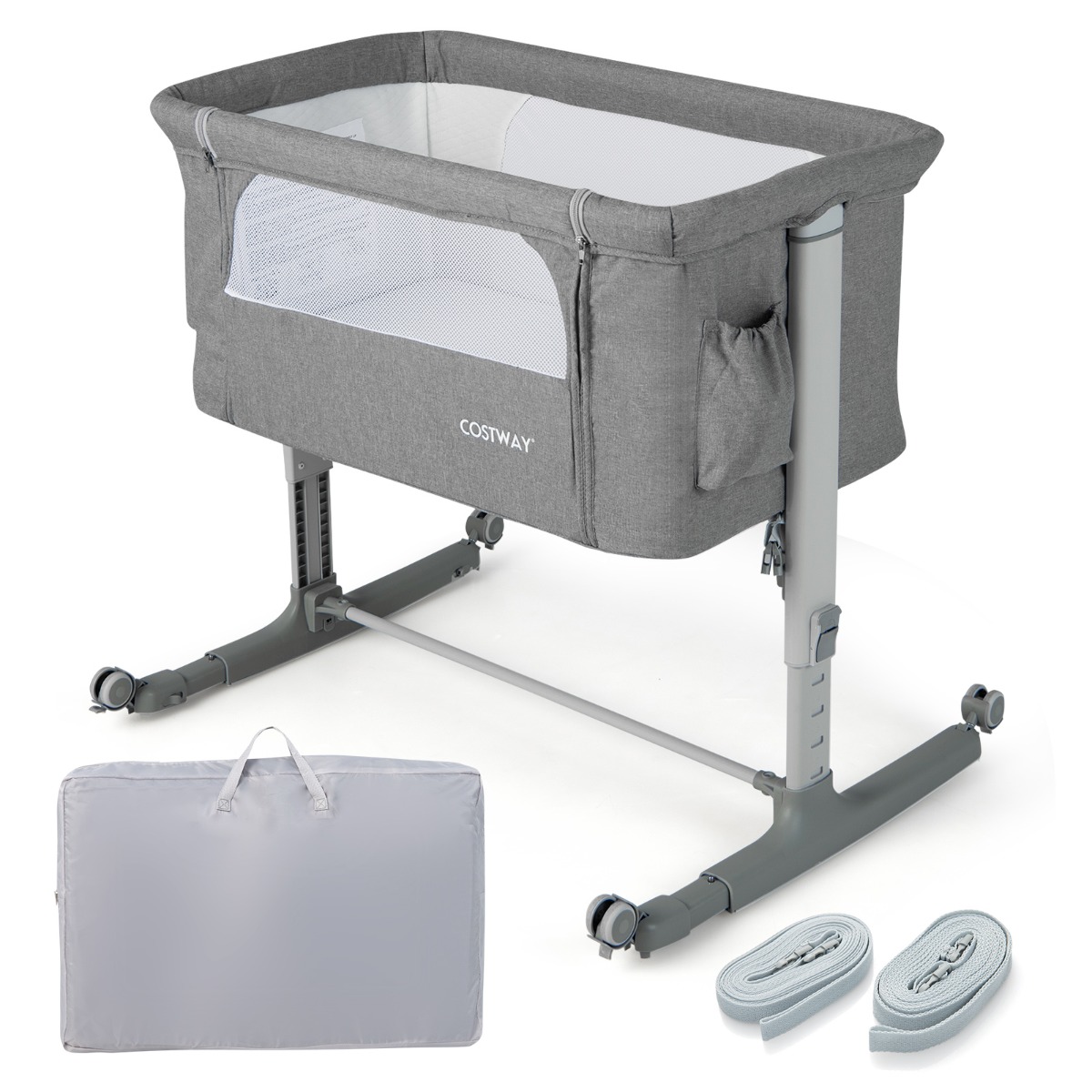 3-in-1 Nešiojamas Kūdikio Lovelės Komplektas - Image 2