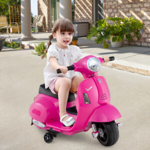 Vespa laste elektrimootorratas 6V roosa