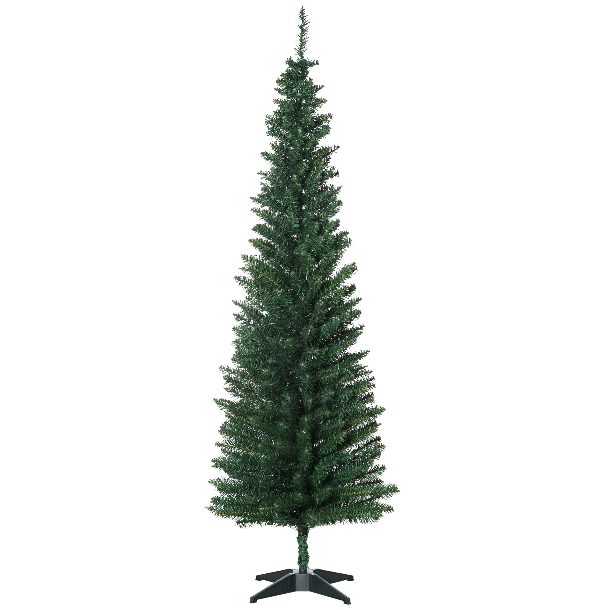 180 cm kunstkuusk 390 oksatipu ja metalljalaga, roheline