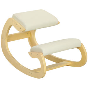 Kneeling chair kodukontorisse, kreemvalge, 55 x 85 x 55 cm