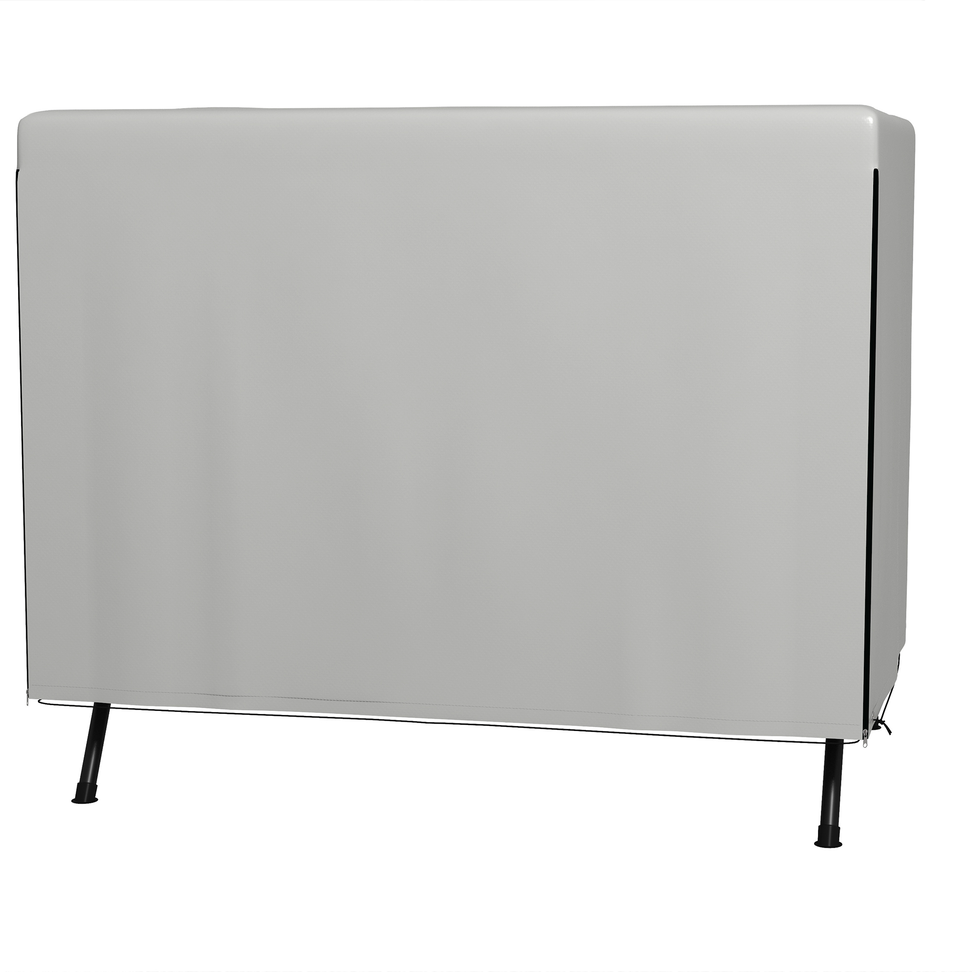 Ulkokalusteen suojapeite, 215 x 155 x 150 cm, harmaa - Image 9