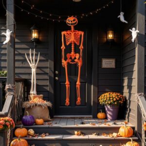 5.2 FT Oranž Elusuuruses Halloweeni Luukere Kõrge Liikuvusega Kõõlustega
