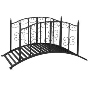 Vintage stiilis metallist aiasild, must, 119 x 67 x 70 cm