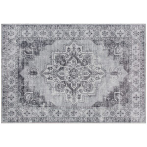 Pestav vaip libisemisvastase põhjaga, 230 x 160 cm, hall