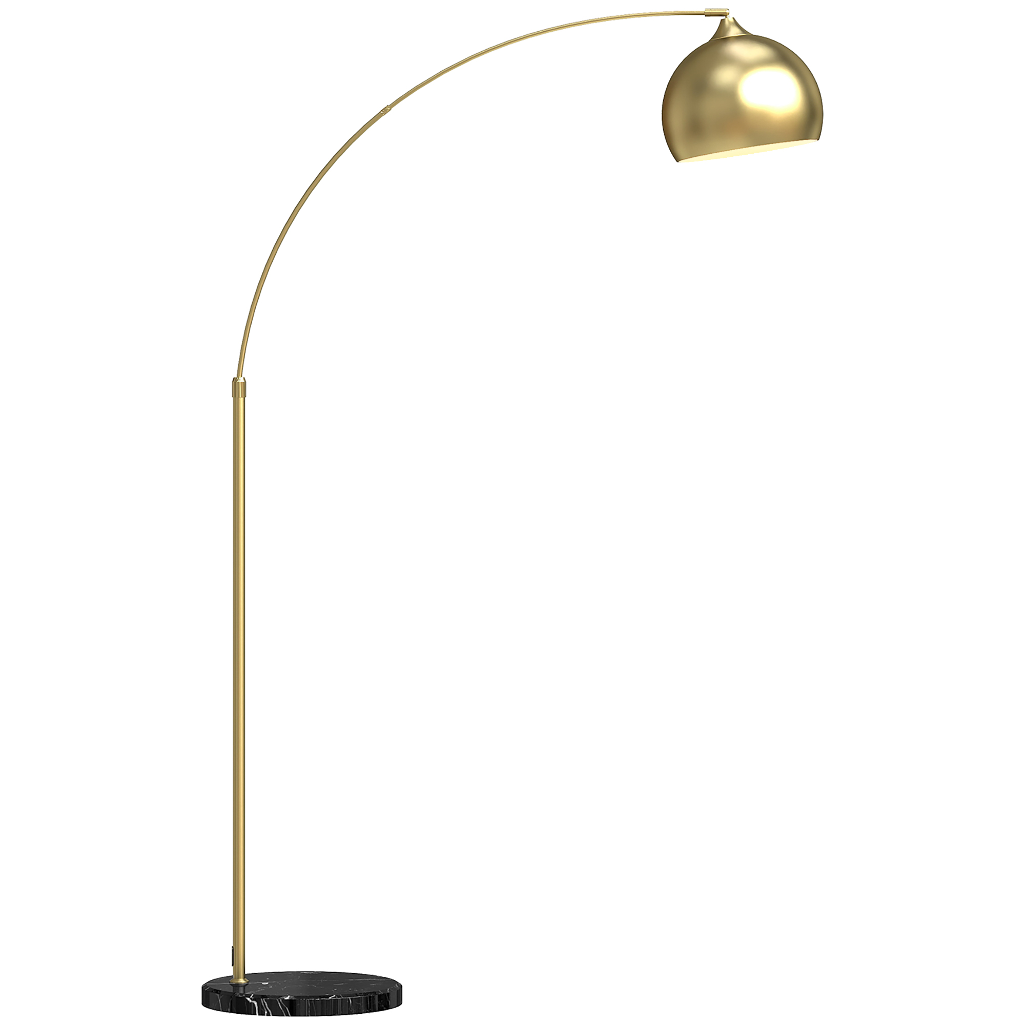 Kaarlamp, kuldne/must, 170-180 cm