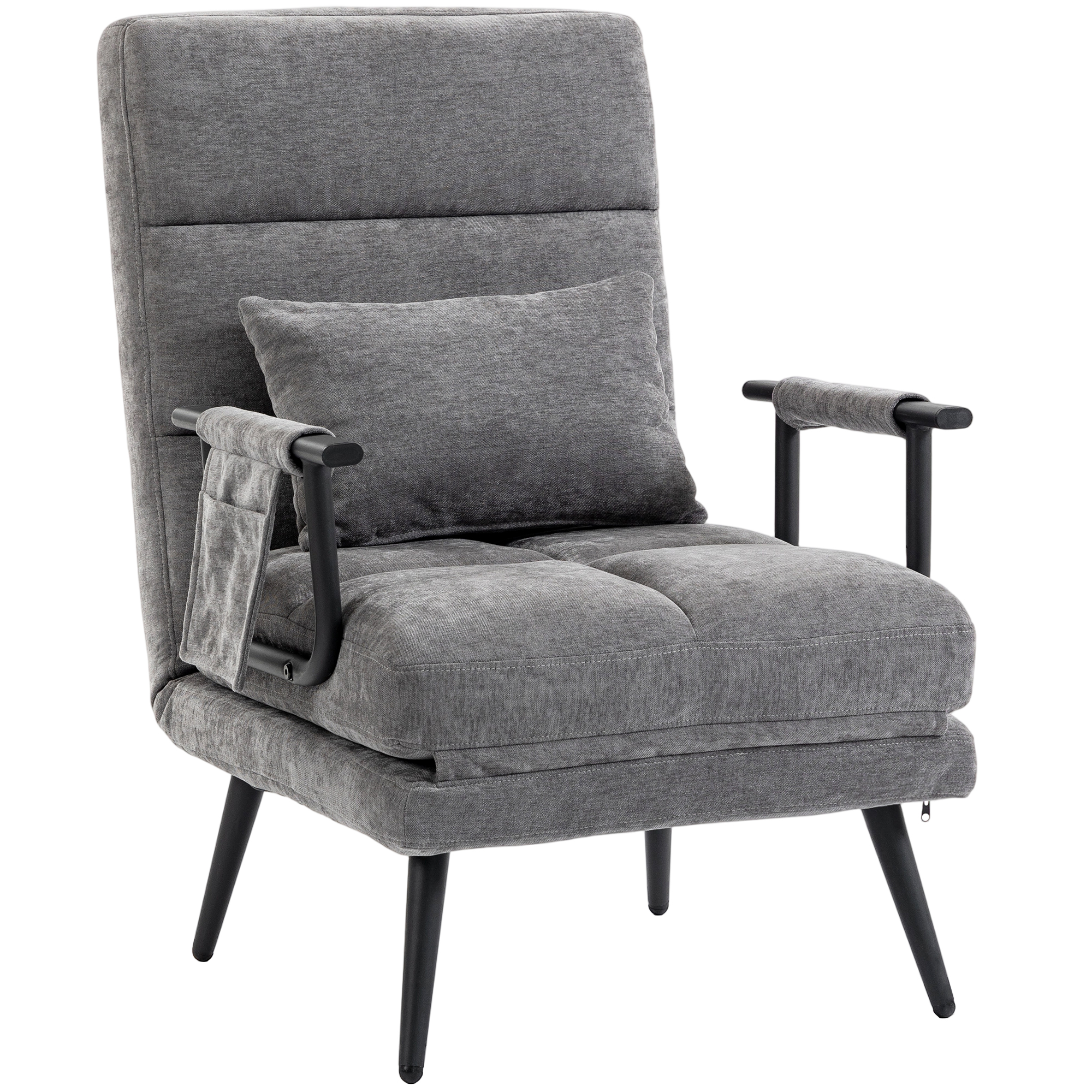 3-in-1 magamiskrēkkel, hall ja must, 186 cm