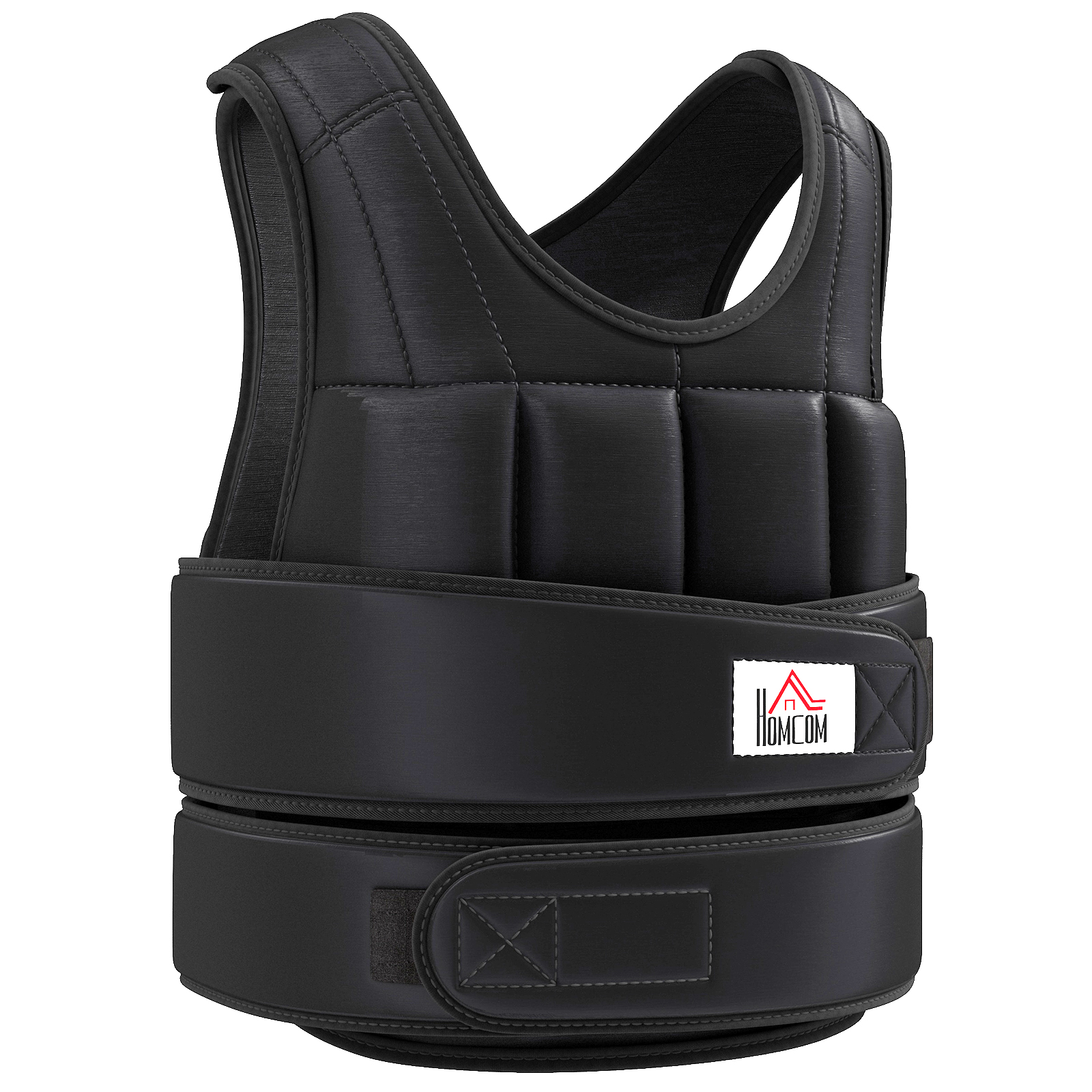 20 kg raskusvest, must, ühe suurusega