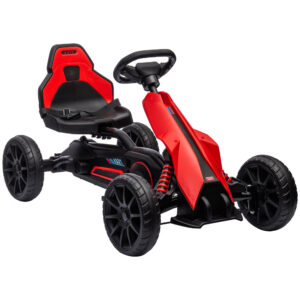 Pedaliga go kart, punane, 100 x 58 x 58,5 cm