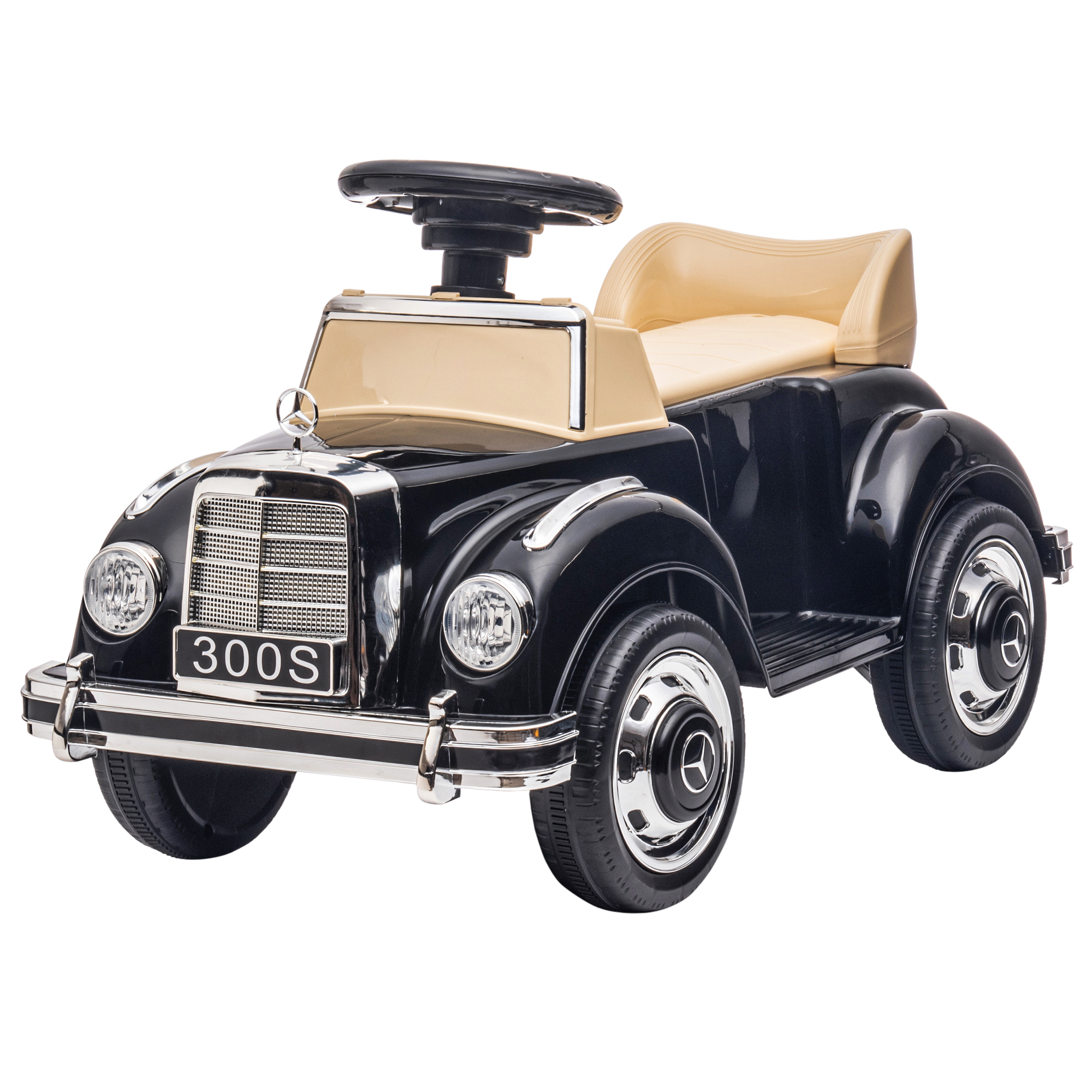 Mercedes-Benz 300S -tÃ¶nttÃ¶auto, musta, 77,5 x 41,5 x 45 cm