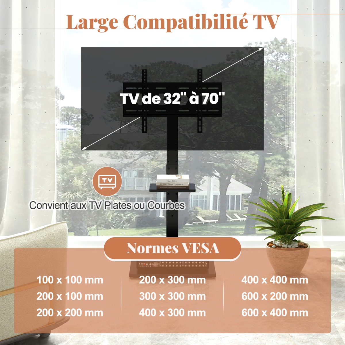 TV stovė 32-70" iki 50kg - Image 6