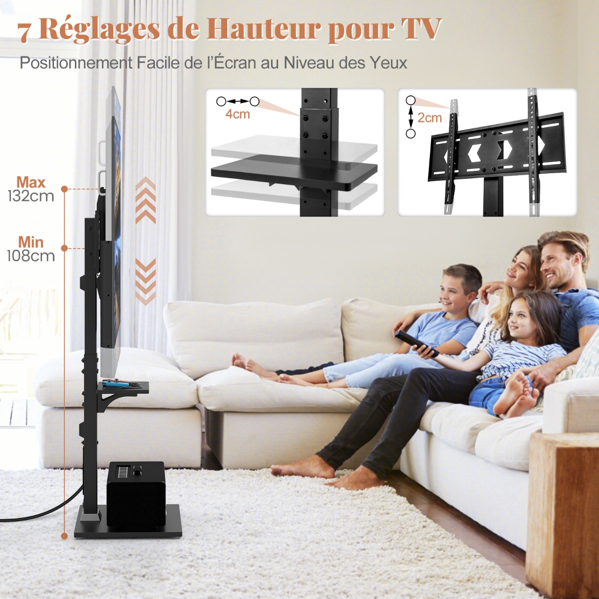 TV stovė 32-70" iki 50kg - Image 2