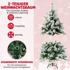 136cm Kunstkuusk Lumega & 150 LED-valgust