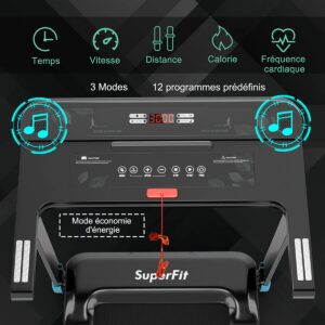 Sulankstomas elektrinis bėgimo takelis 12 km/h