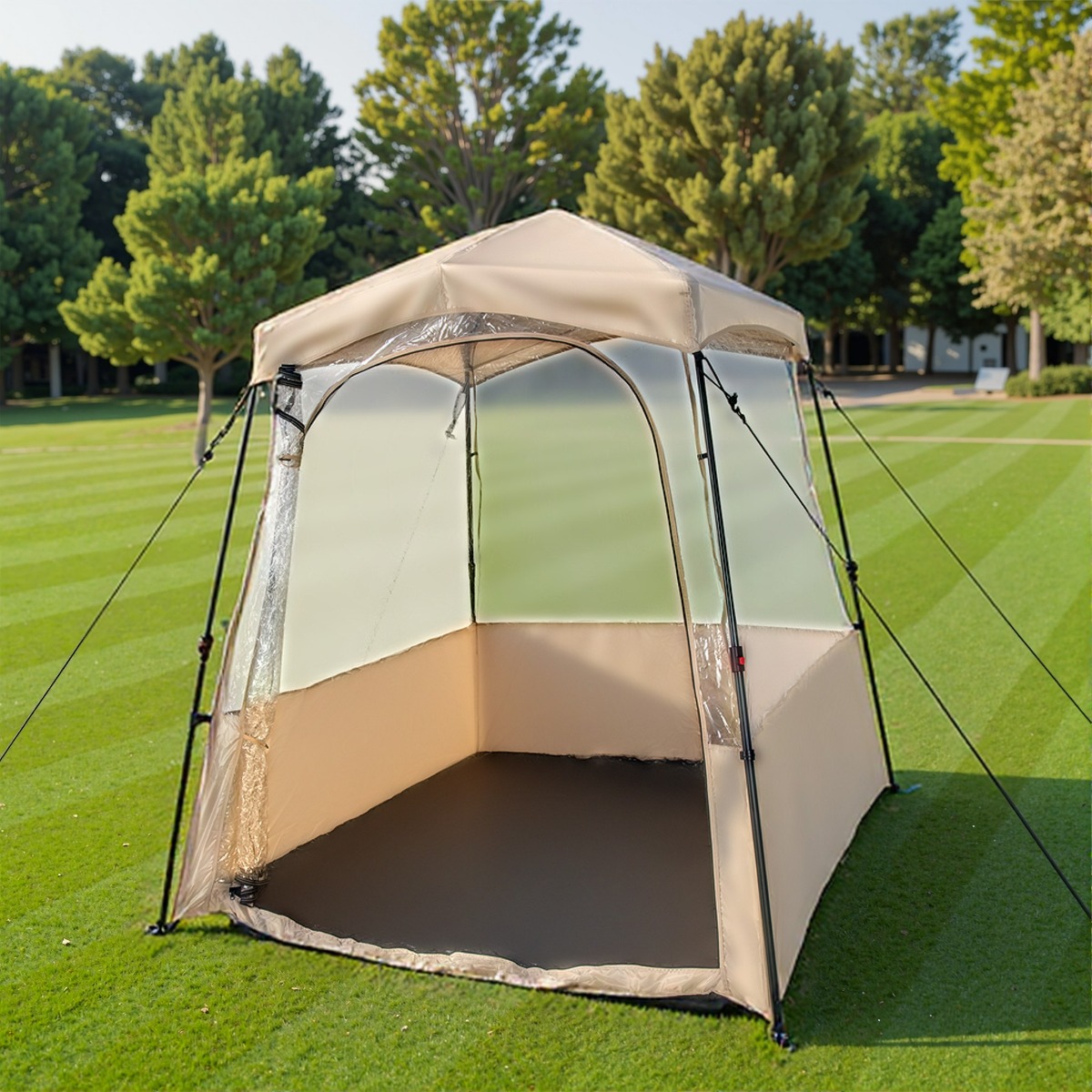Pop Up Sporto Palapinė 160cm Ruda - Image 2