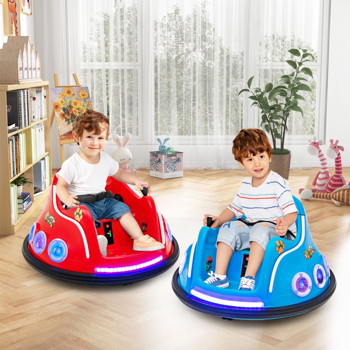 12V Bērnu buferauto sarkans - Image 6
