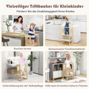 3-ühes kokkupandav köögitorn lastele