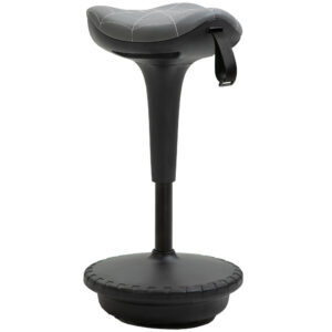Ergonoomiline taburet pööramis- ja kiikumisfunktsiooniga, hall, 65,5–83,5 cm