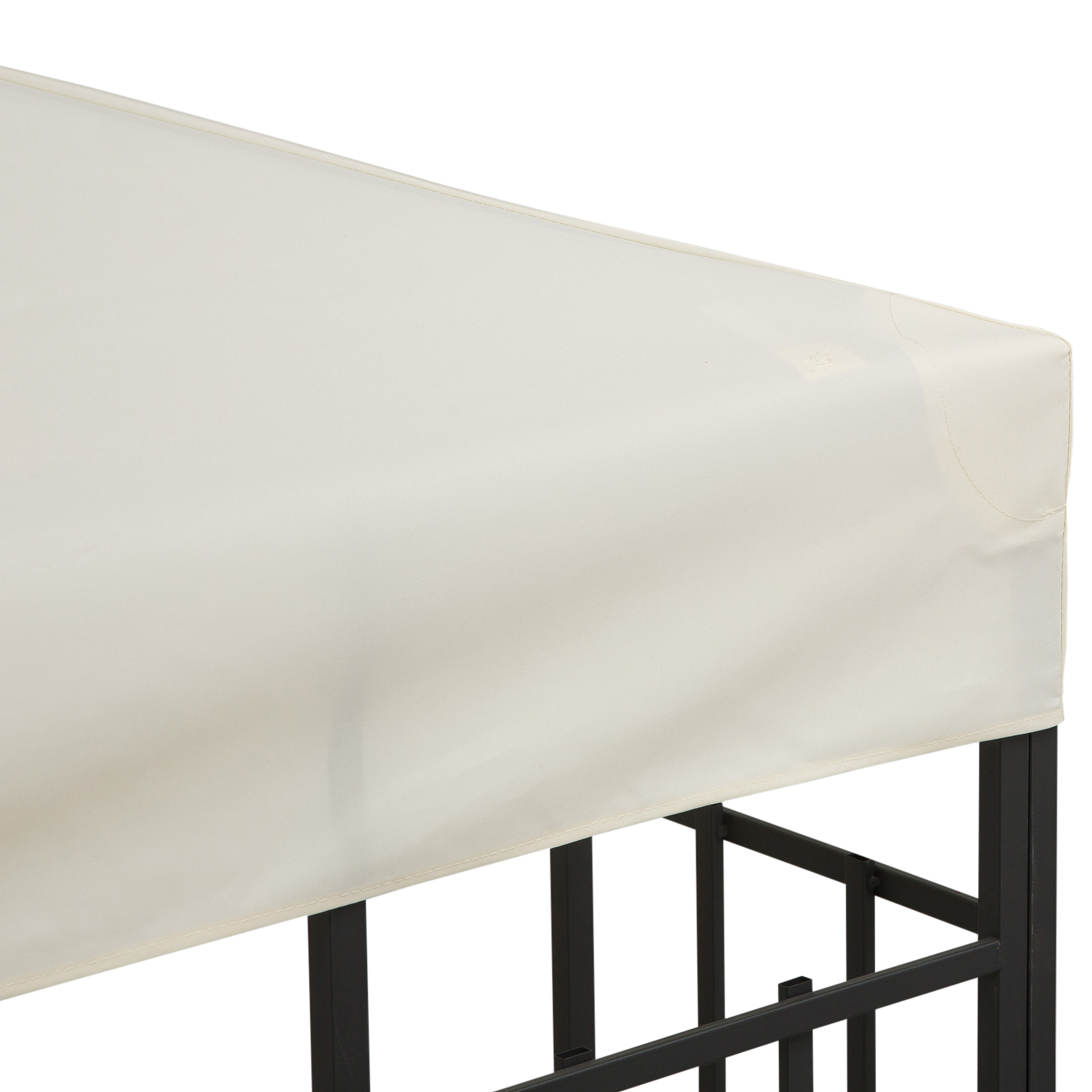 Lapenes jumts, 3 x 3 m, krēmīgi balts, poliesters - Image 9