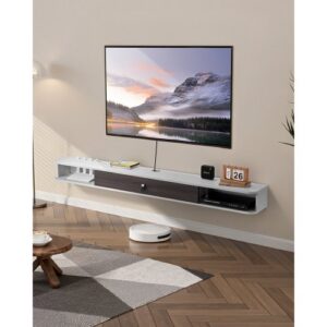 VEVOR seinapealne tv-alus, 180 cm, valge