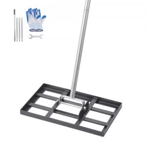 VEVOR muru tasandamise reha, must, 198 cm vars