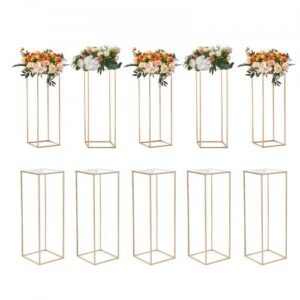 VEVOR 10 tk pulma lillealus, 80 cm, kuldne