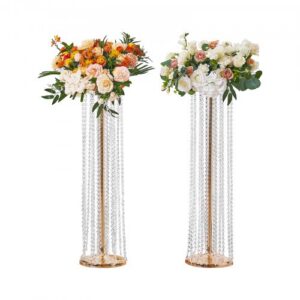 VEVOR 2 tk pulma lillealuse komplekt, 90 cm, prantsuse kuld