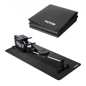 VEVOR kokkupandav treeningseadme matt, 6 mm, 610 x 1730 mm, must