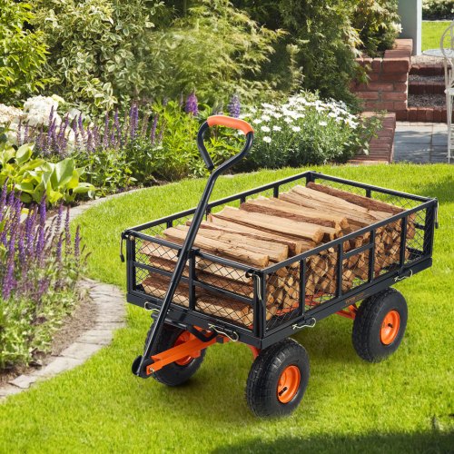 VEVOR puutarhajätekärry kallistustoiminnolla, metalli, 399,2 kg - Image 8