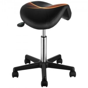 Sadultaburet ratastel VEVOR MST003-2, must, 181 kg