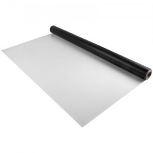 VEVOR tantsupõranda rull, 2 x 7 m, must/valge, PVC vinüül