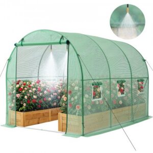 VEVOR tunnelkasvuhoone, 2,93 x 1,97 x 1,94 m, roheline