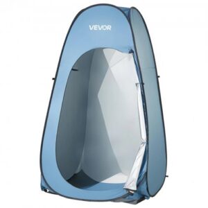 VEVOR pop-up dušitelk, sinine, 121,9 x 121,9 x 213,4 cm