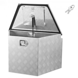 VEVOR haagise aistekast, hõbedane, alumiinium, 737 x 410 x 457 mm