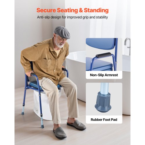 VEVOR pottaistuin, 181 kg, 5 l ämpäri, säädettävä korkeus - Image 5