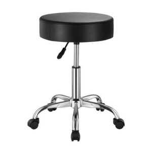 VEVOR ratastega pöördtool, must, reguleeritava kõrgusega 55-71 cm, MST001-B