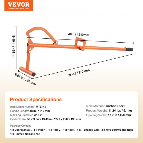 VEVORi palgipainuti MTLT48, 4 ühes, 121,9 cm - Image 7