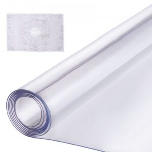 VEVOR PVC lauakaitse, 609.6 x 2438.4 mm, 1.5 mm, läbipaistev