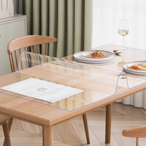 VEVOR PVC laua kaitse, 101,6 x 152,4 cm, 2,0 mm, läbipaistev - Image 8