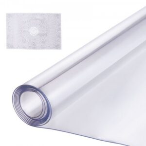VEVOR PVC lauakaitse, 1372 x 1372 mm, 2,0 mm, läbipaistev