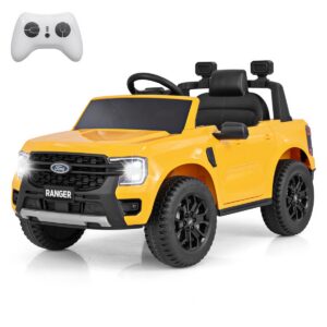 Laste elektriauto Ford 12V kollane