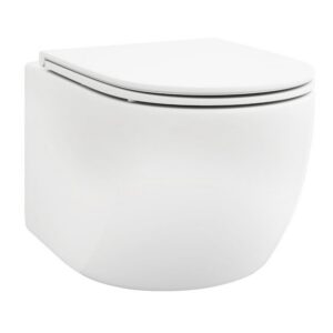 Seinapealne keraamiline WC-pott 4/6L pehme sulgumisega