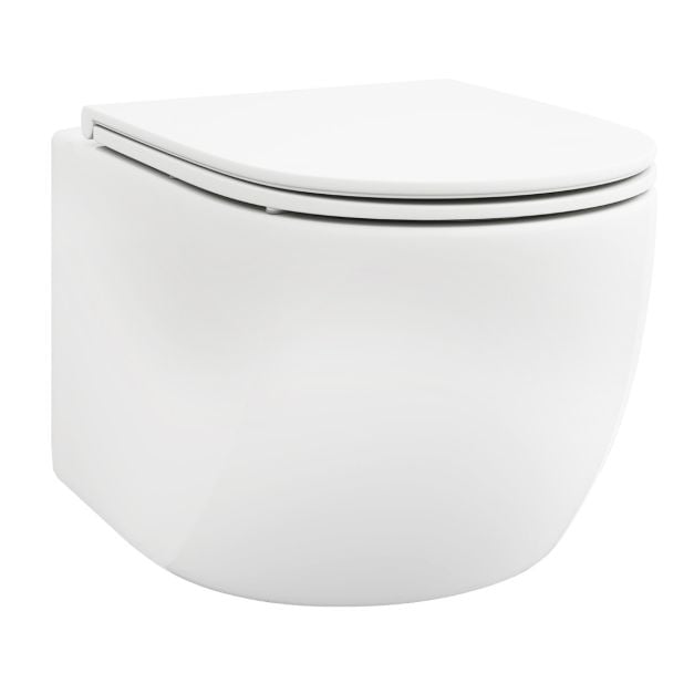 Pakabinamas keraminė WC 4/6L su minkštu uždarymu