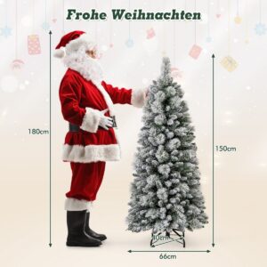 150 cm Roheline LED Kaetud Jõulupuu 378 Oksa ja 130 LEDiga