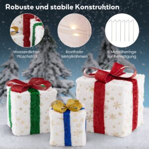 3 LED jõulukingi komplekt vikerkaare LEDidega