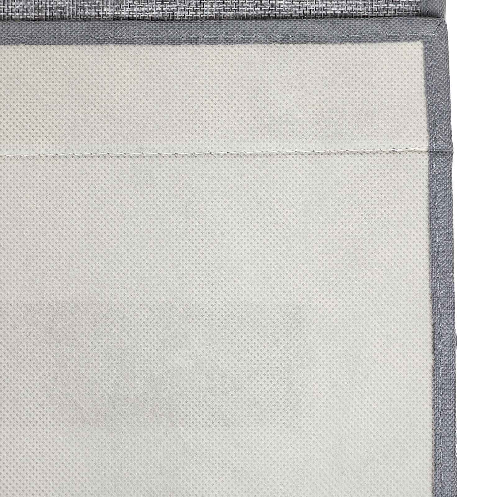 Hoiukastid avatava kaanega, 2 tk, hallid, 38 x 25 x 26,5/35 cm - Image 5