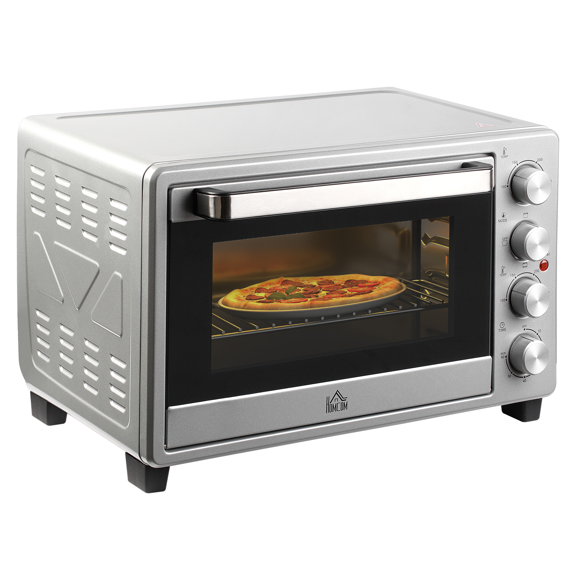 Mini orkaitė, 32 l, sidabrinė, 1600 W