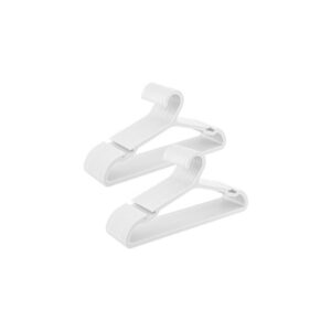 Riidepuud, 50 tk, PP-plastik, 41,7 x 21 cm, valged