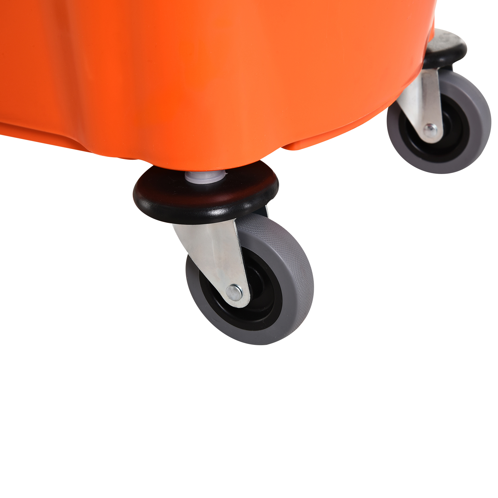 Valymo vežimėlis su išgręžimo spaustuvu, 36 l, juodas / oranžinis, 54 x 41 x 91,5 cm - Image 8
